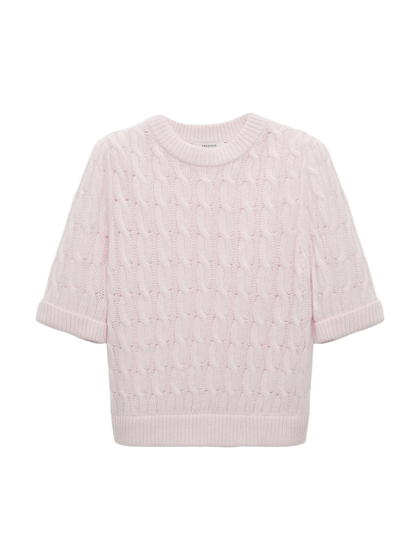 Dorothee Schumacher Sheer Softness Sweater in Light Rose