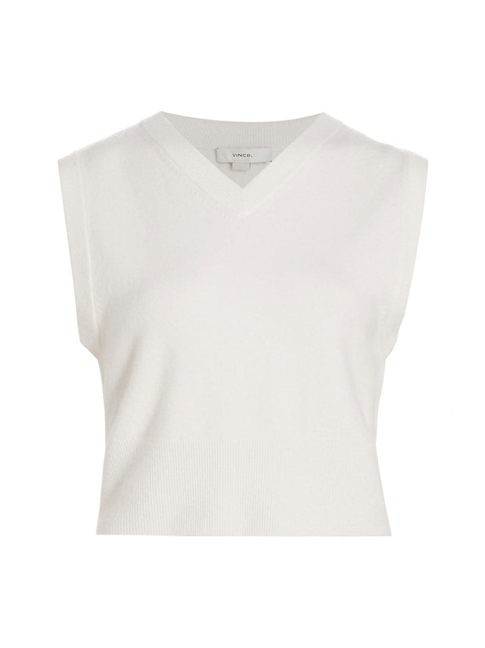 Vince Shrunken Wool-Blend Vest