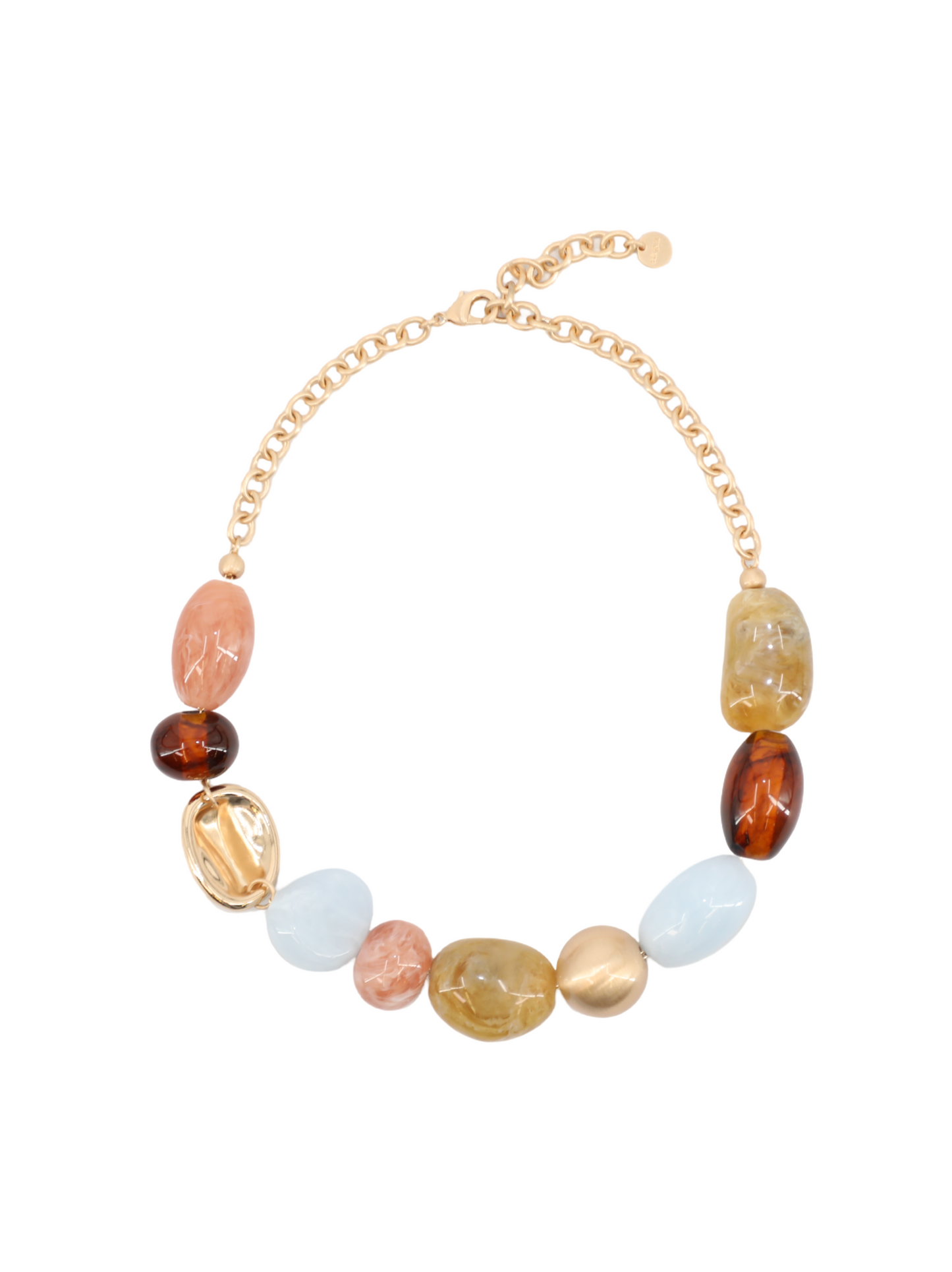 Cult Gaia Mercier Choker in Saddle Bauble Multi