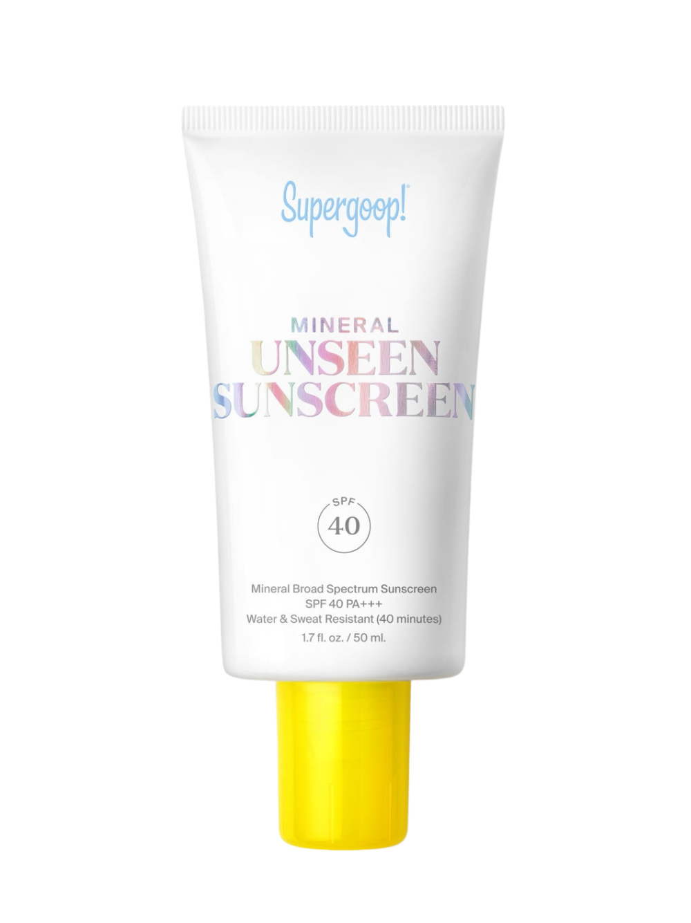 Supergoop Mineral Unseen Sunscreen SPF 40