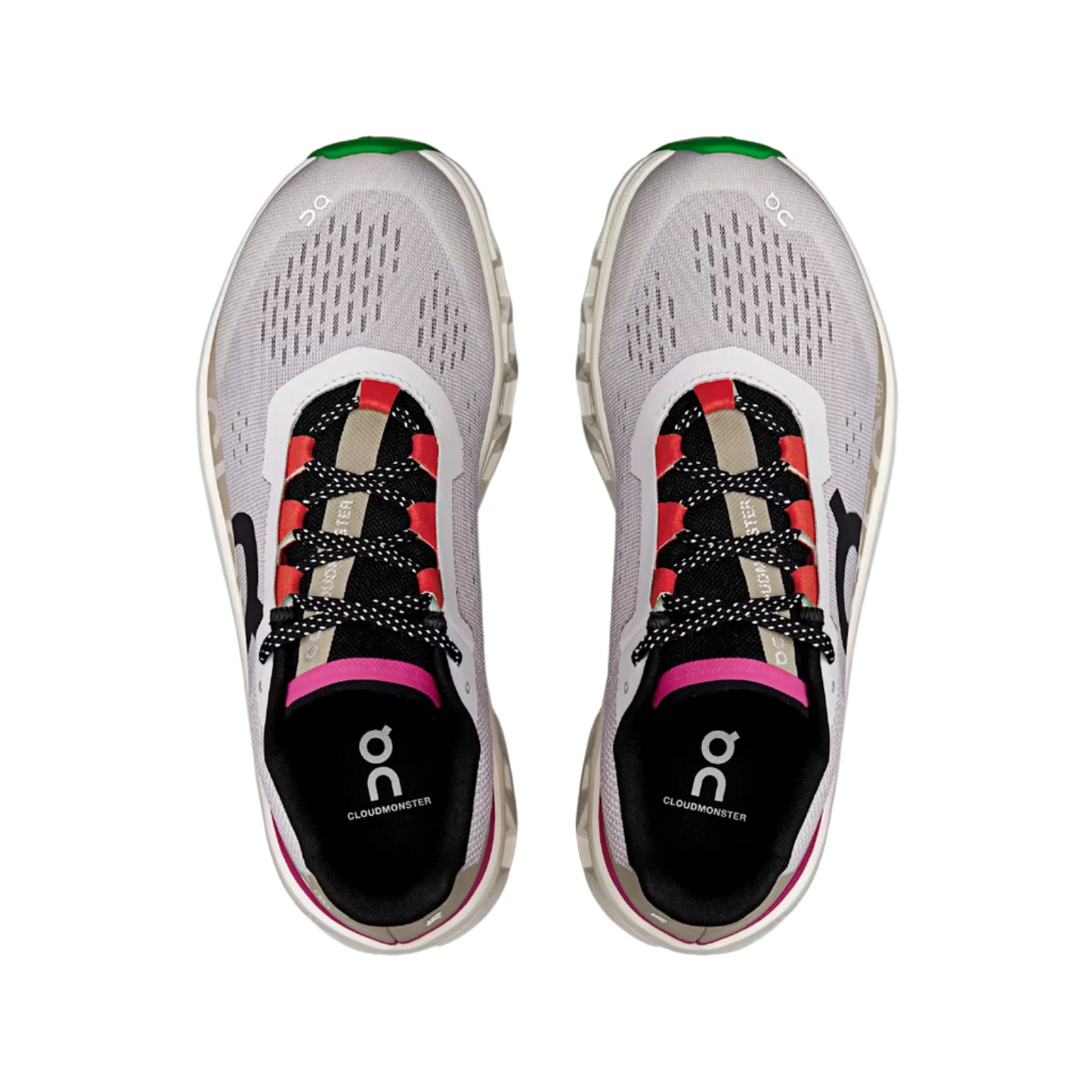 On Running Women's Cloudmonster Sneaker in Silver/Ivory