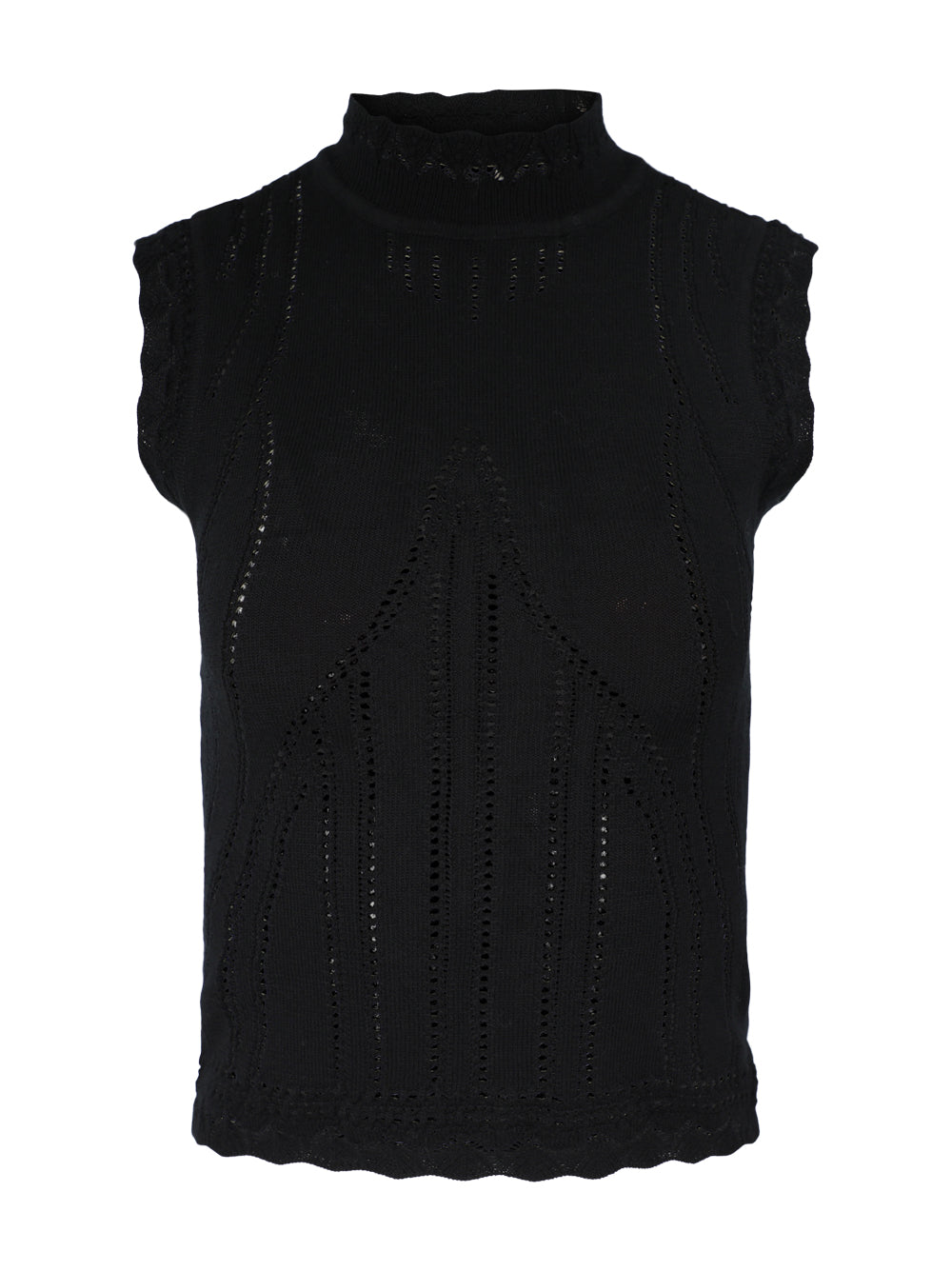 Sea Paxton Knit Tank Top in Black