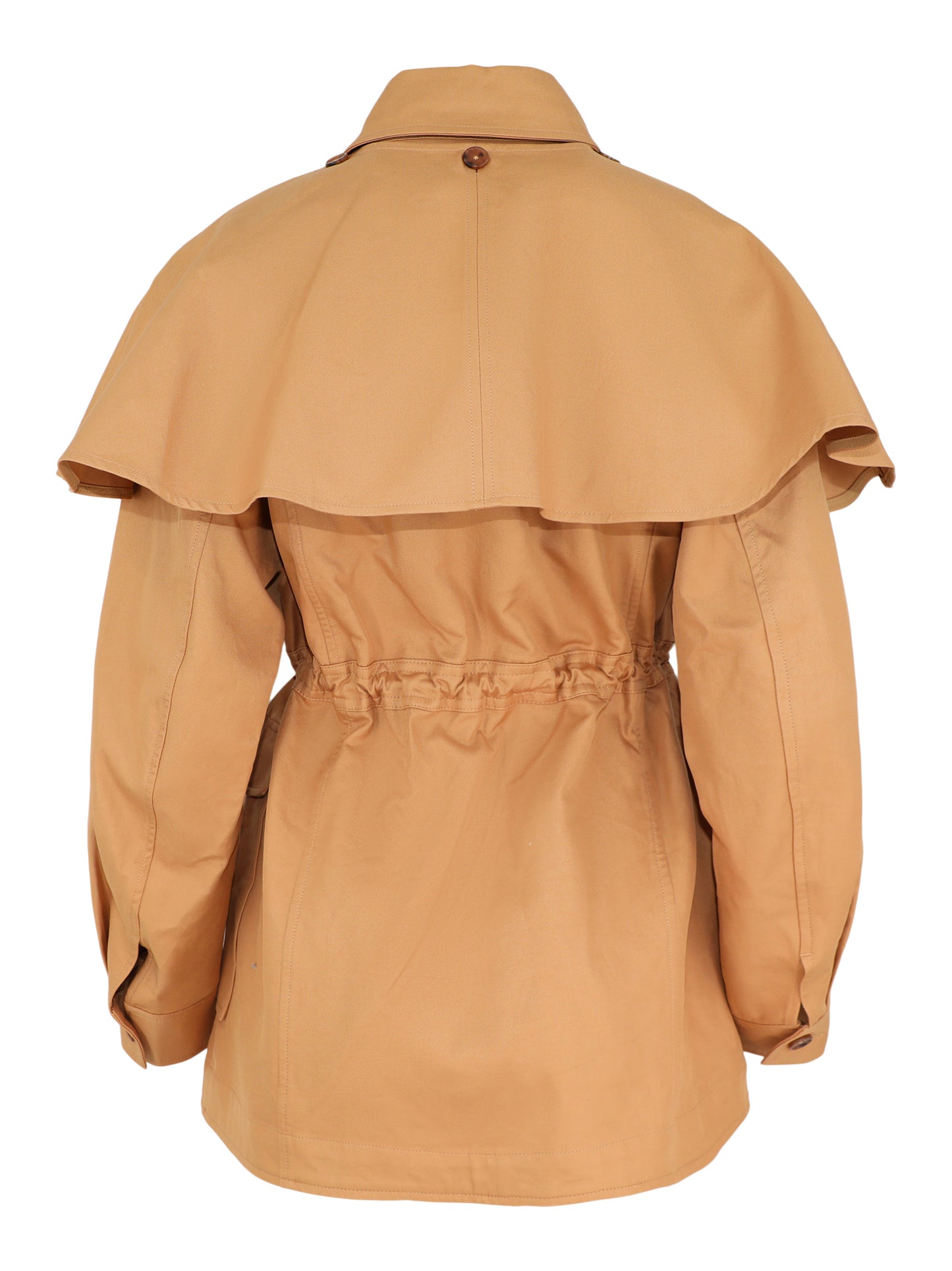 Ulla Johnson Devon Coat With Removable Cape in Alpaca
