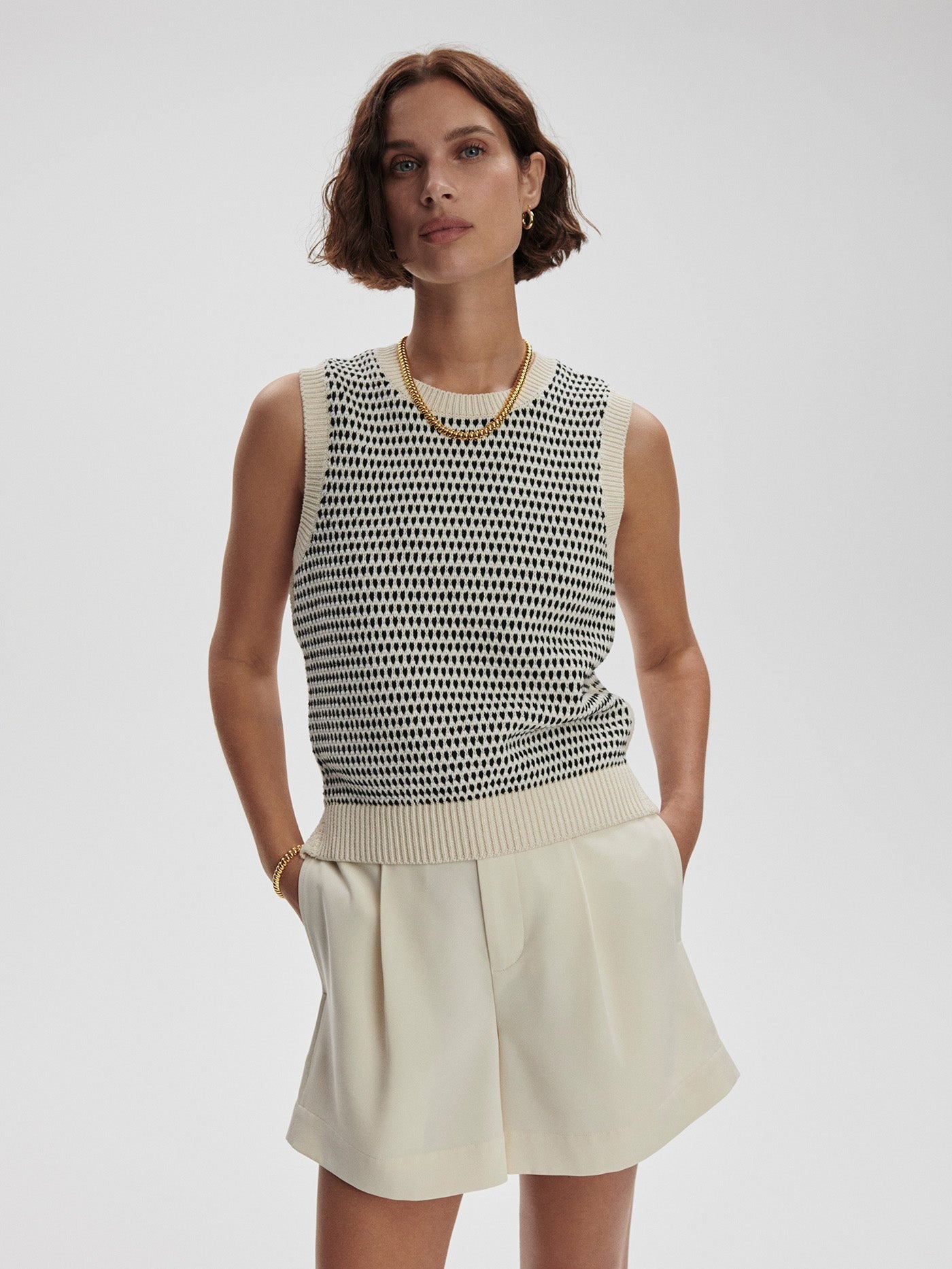 Varley Knowles Textured Knit Vest (More Colors)
