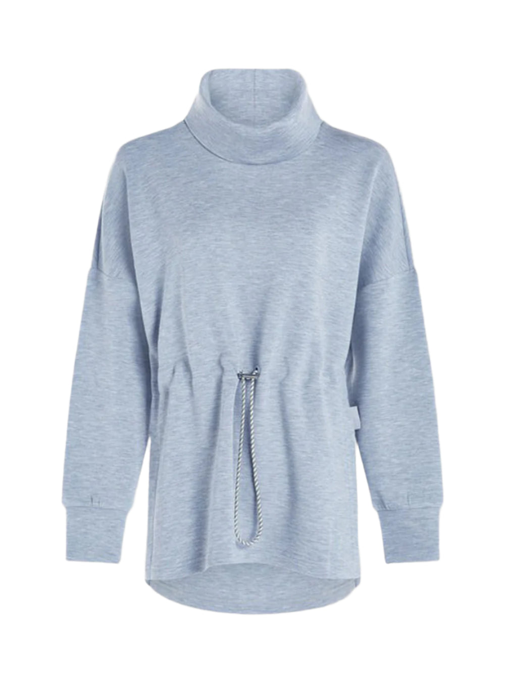 Varley Frey Sweat in Mid Blue Marl