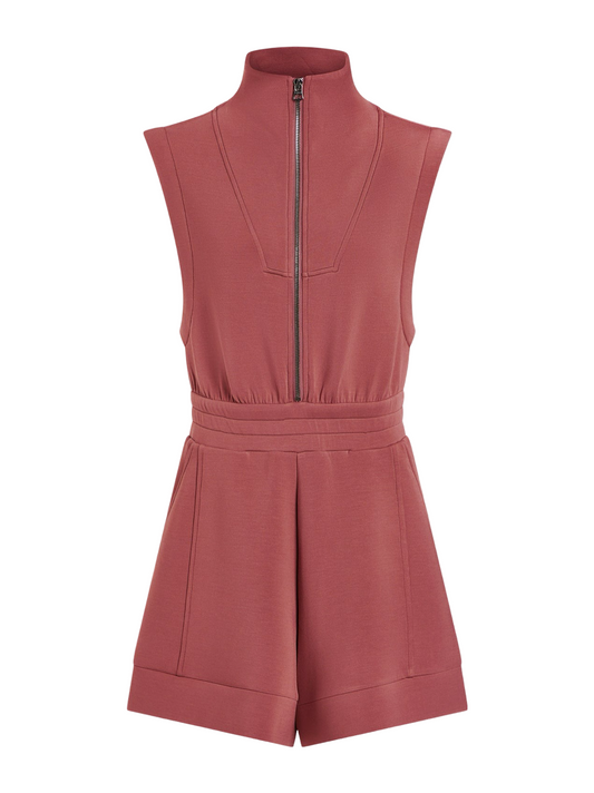 Varley Linvale Playsuit in Withered Rose