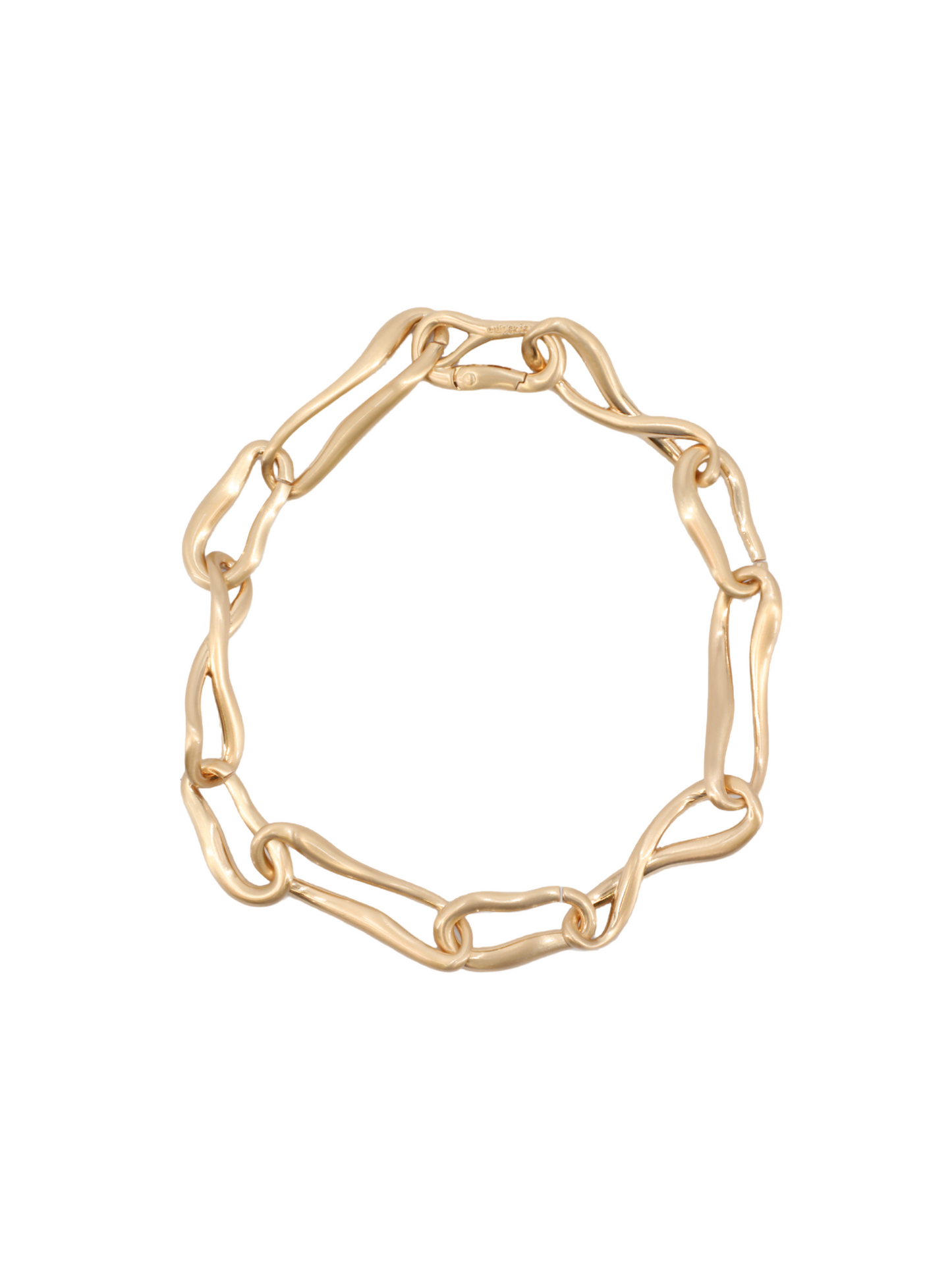 Cult Gaia Vera Necklace in Brushed Brass