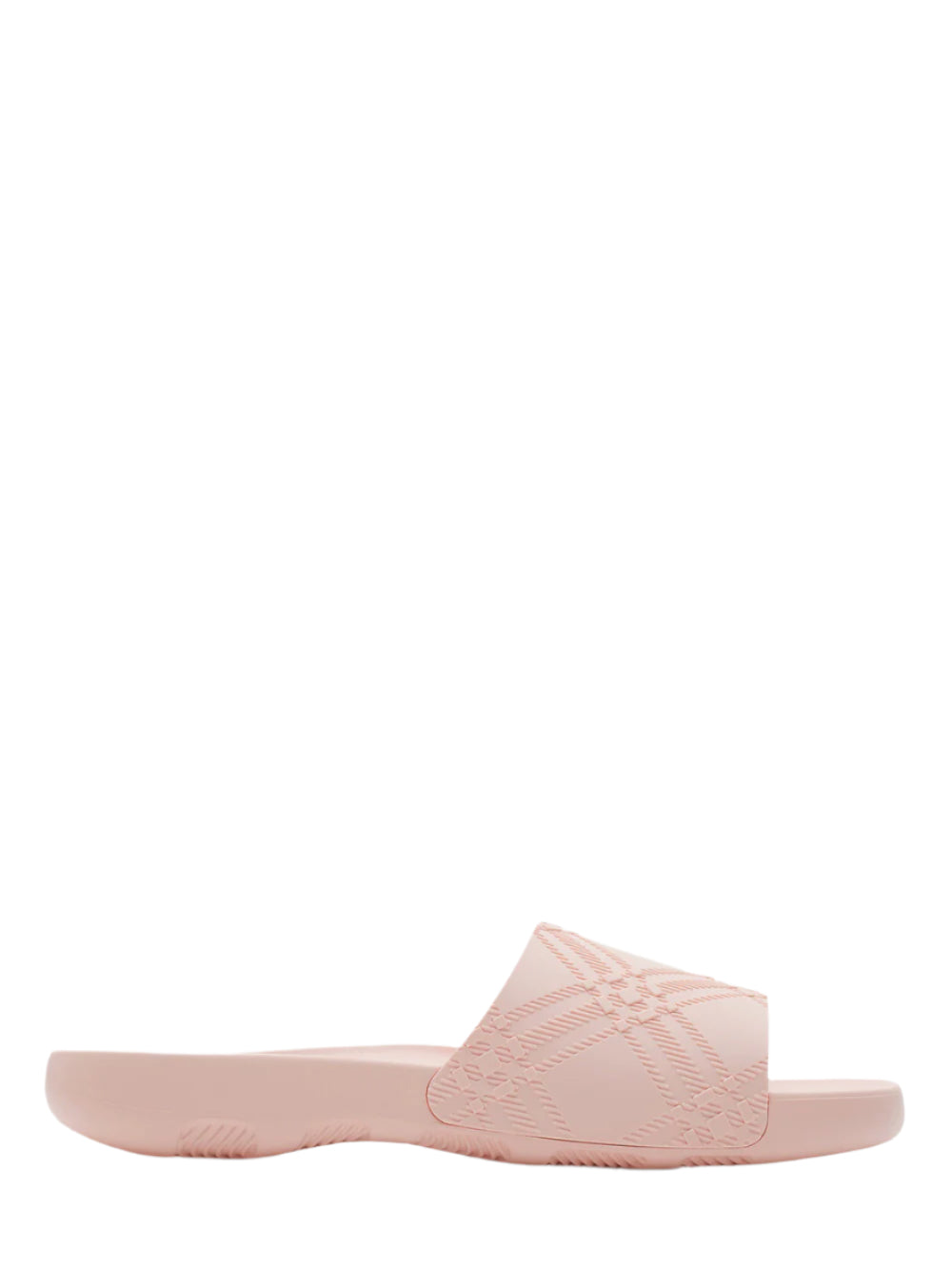 Burberry Embossed Check Dive Slides in Gloss