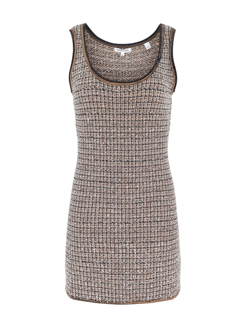 Veronica Beard Bassette Knit Dress in Acorn Multi Veronica Beard Bassette Knit Dress in Acorn Multi