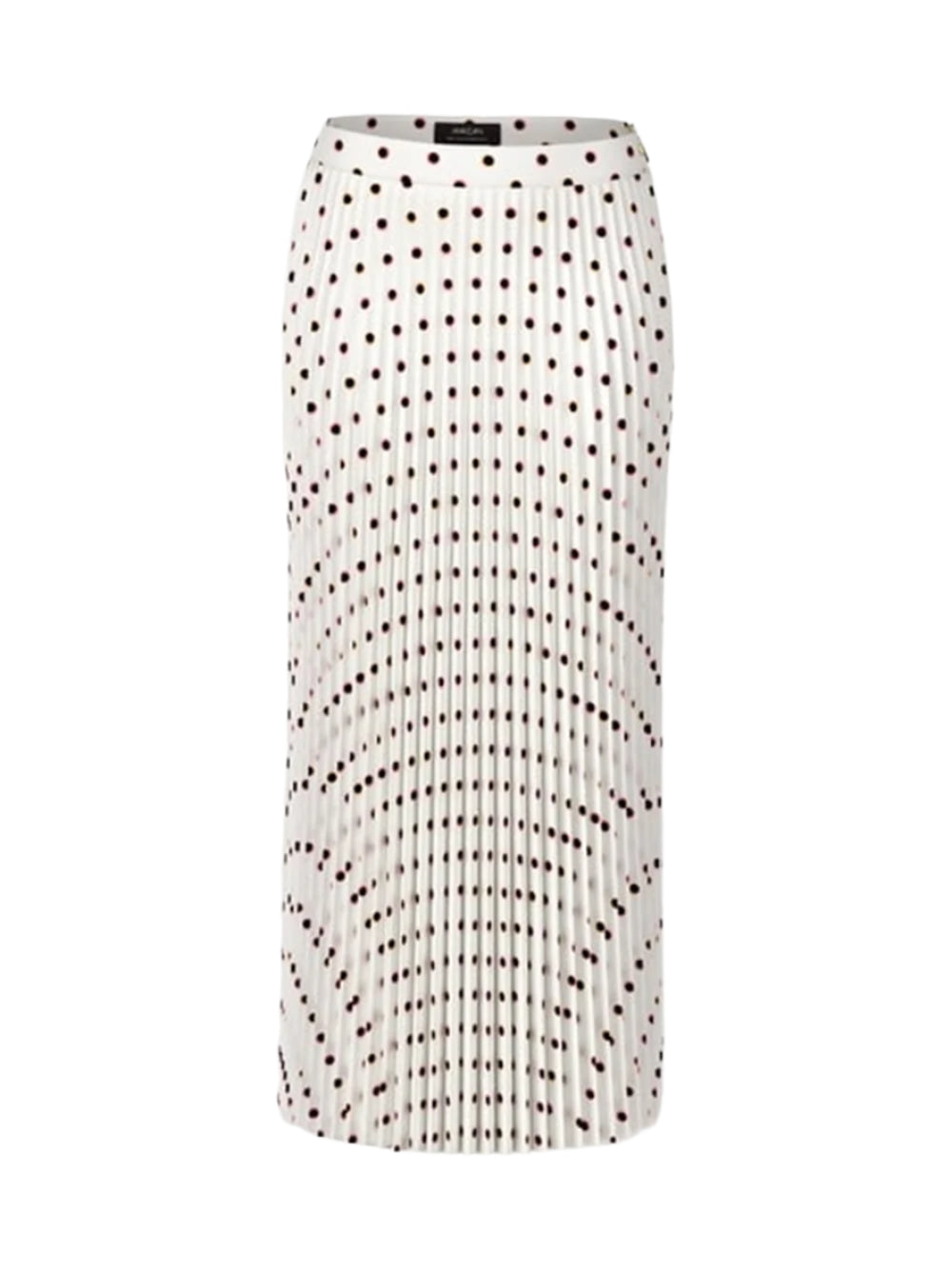 Marc Cain Polka Dot Skirt in Off White