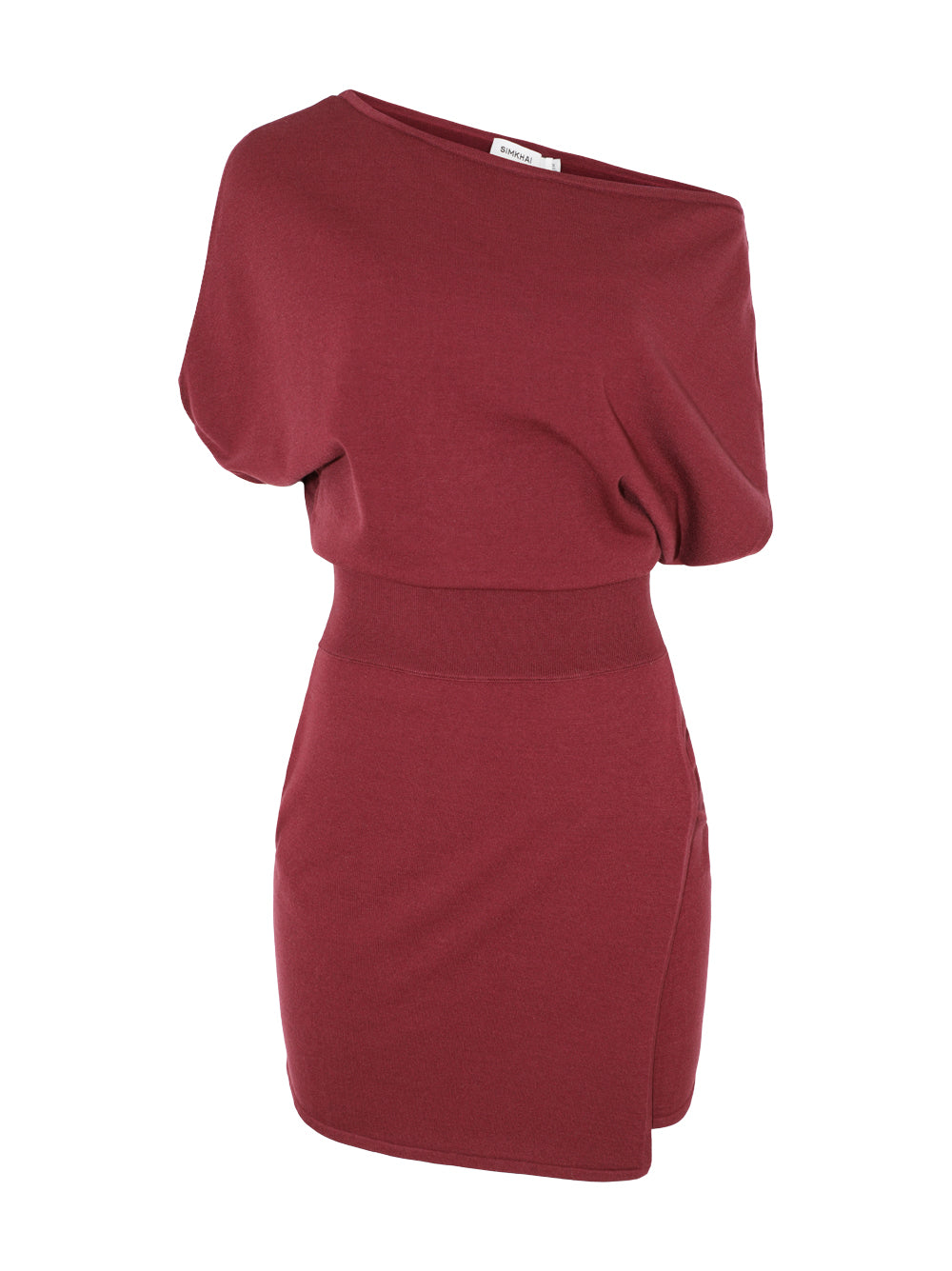 Simkhai Shania Mini Dress in Cranberry