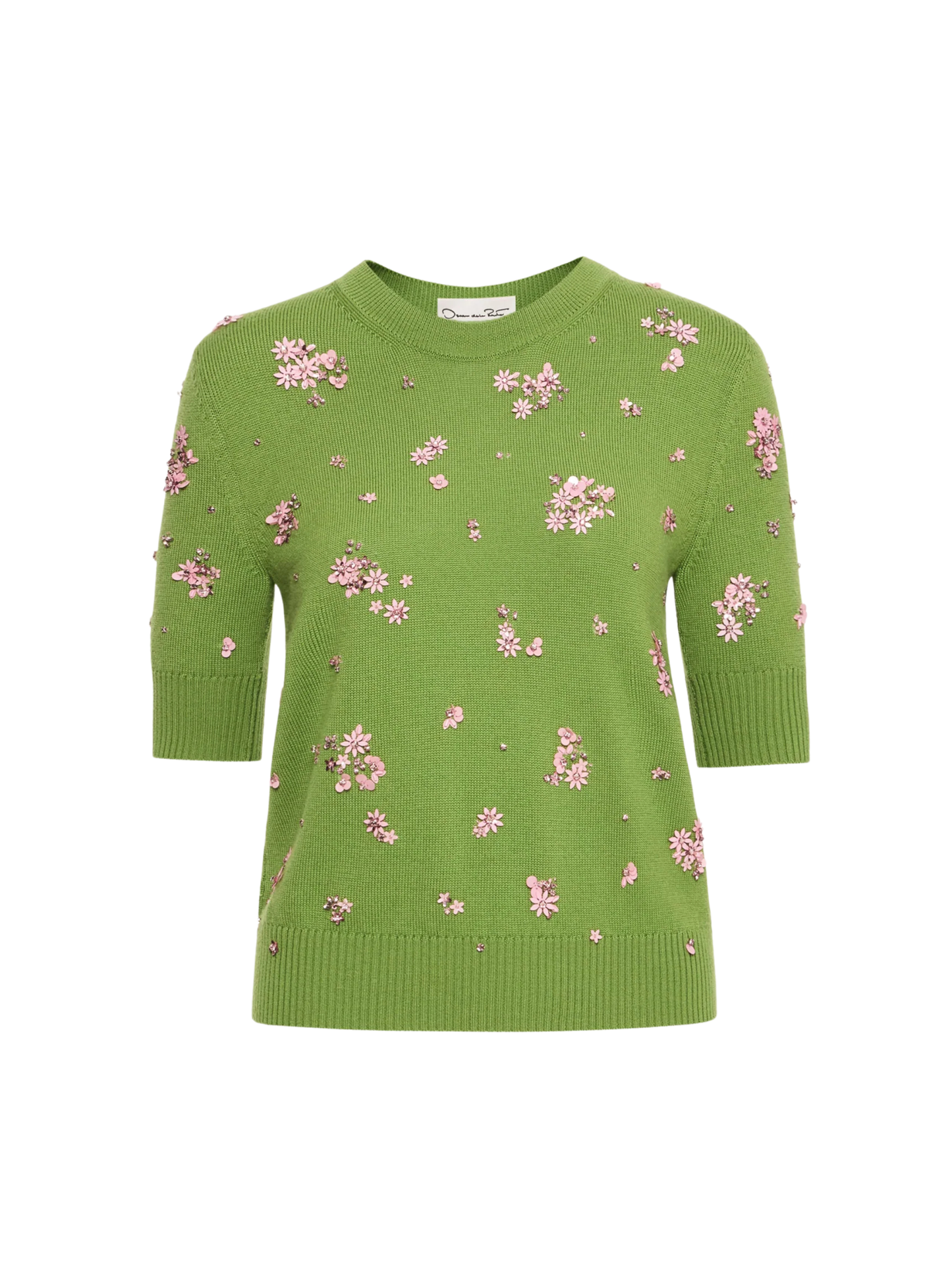 Cluster Embroidery S/S Knit