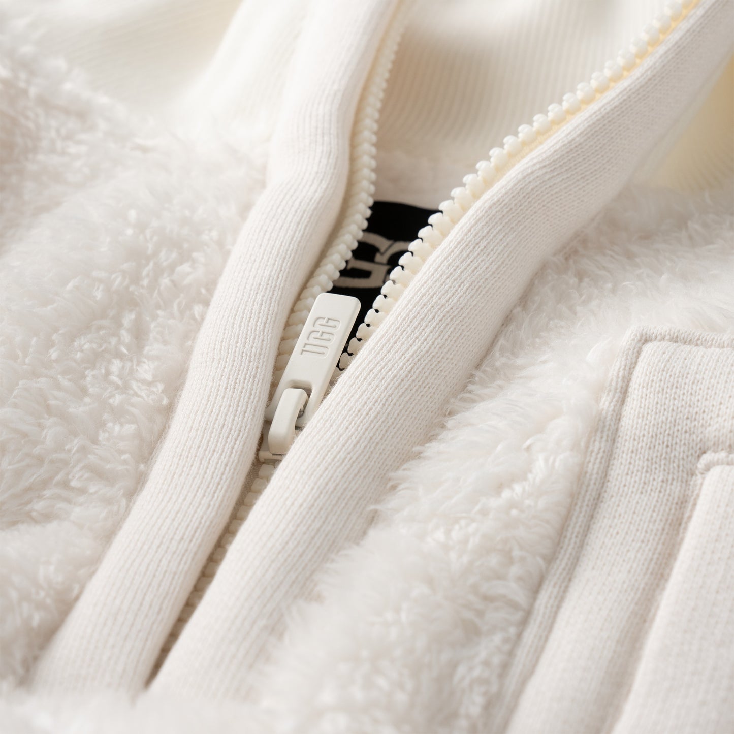 UGG Janeann Half-Zip Sweater in Cream