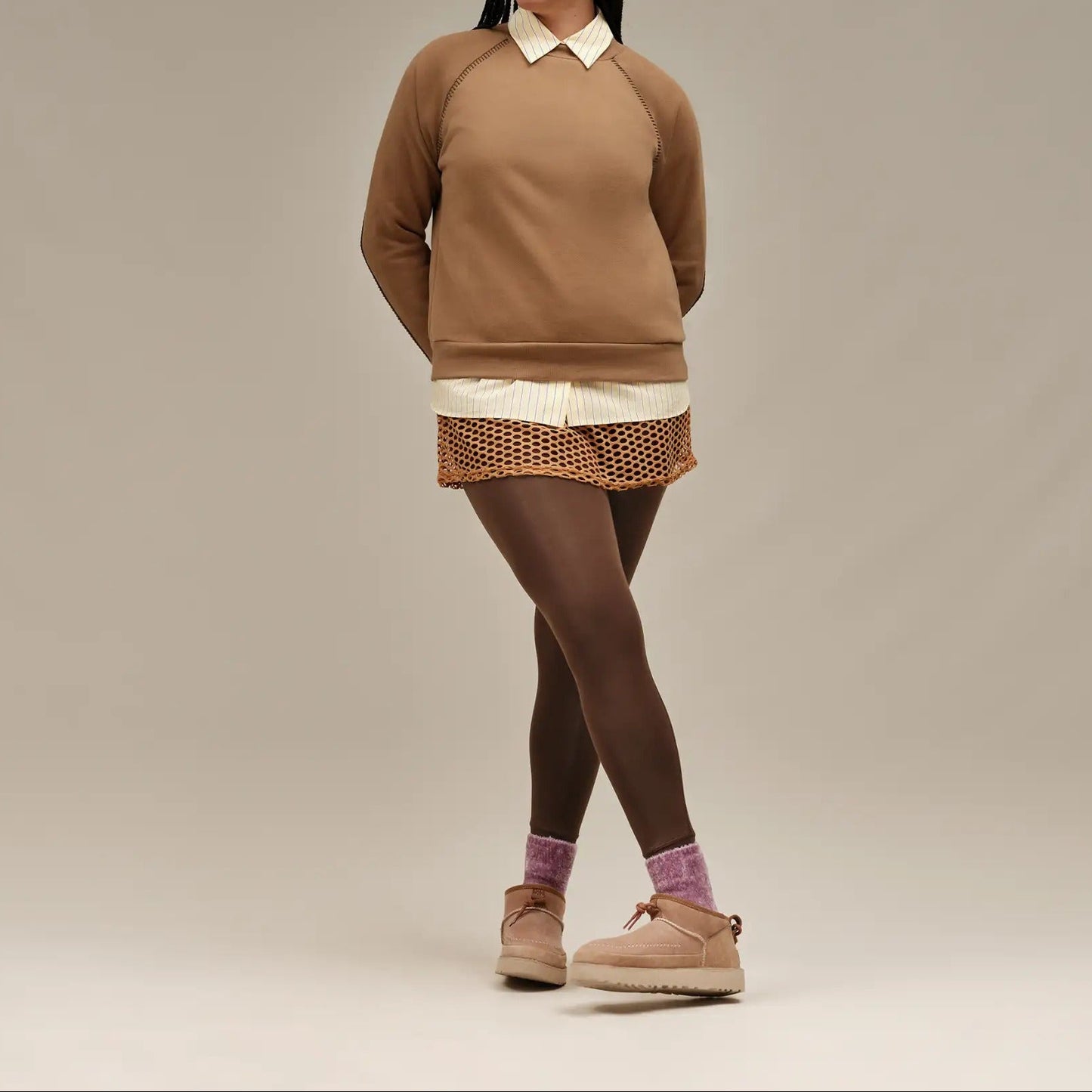 UGG Classic Crewneck in Chestnut