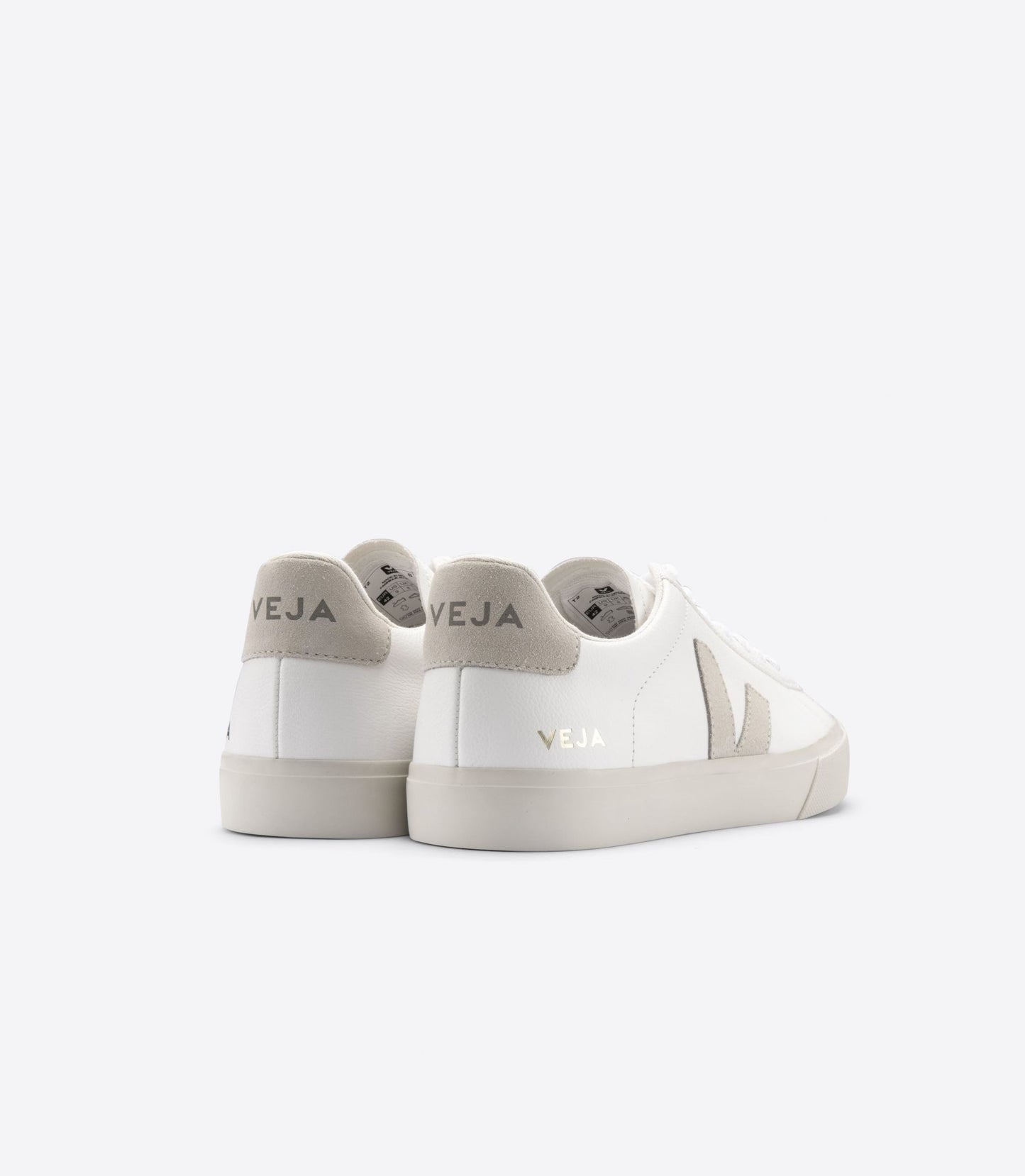 Veja Campo Chromefree Sneaker in Extra-White/Natural Suede