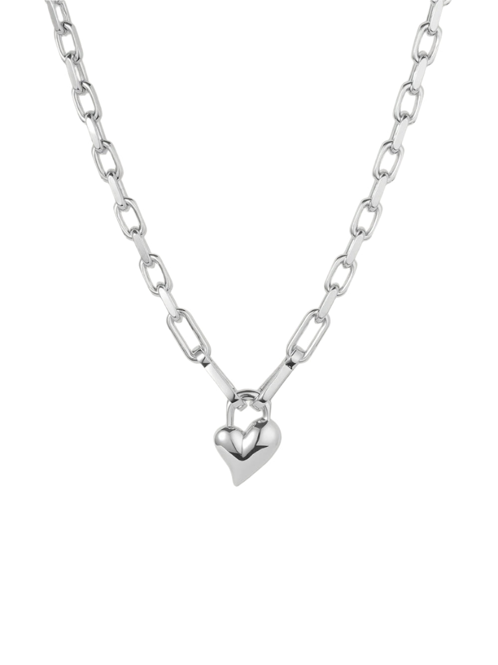 Jenny Bird Padlock Heart Pendant Necklace (More Colors)