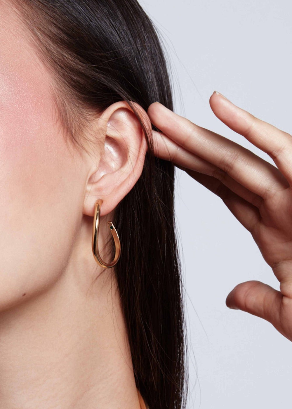 Demarson Mini Calypso Hoop in Gold