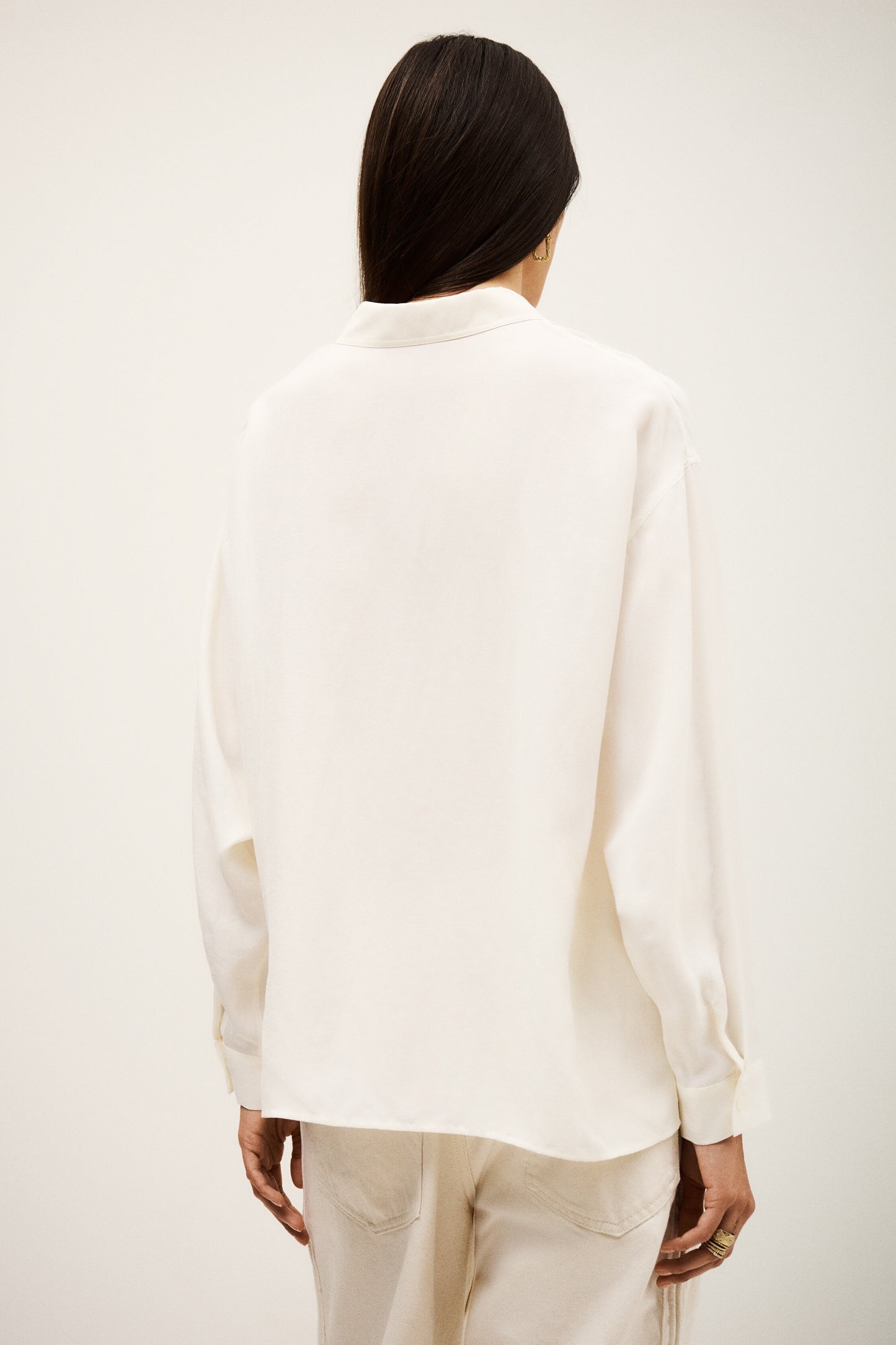 BA+SH Haora Shirt in Ecru