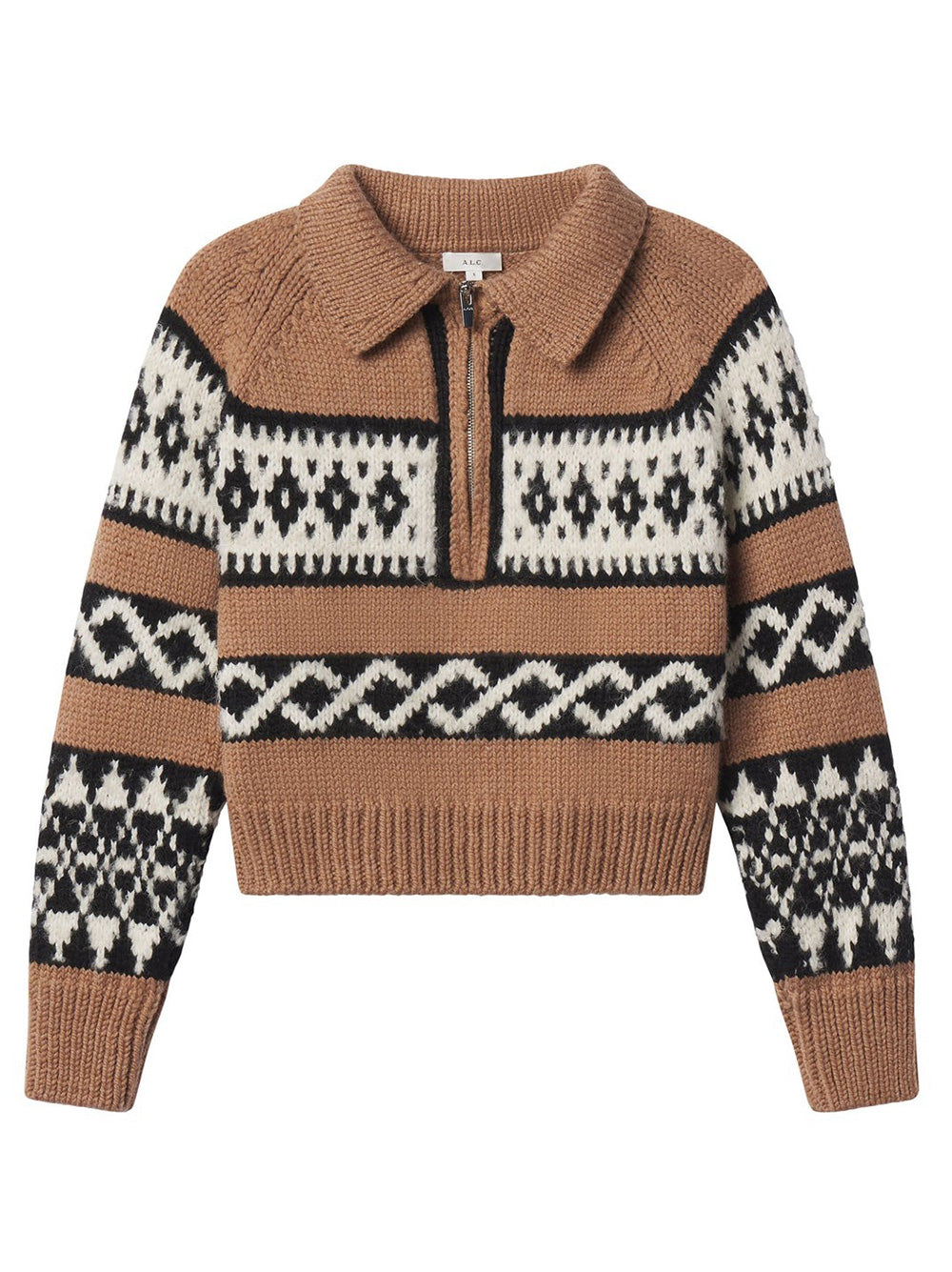 A.L.C. Carter Sweater in Camel Multi