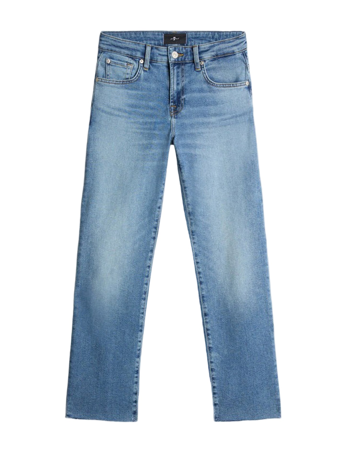 7 For All Mankind Calie Straight Ankle Jeans in Fancy