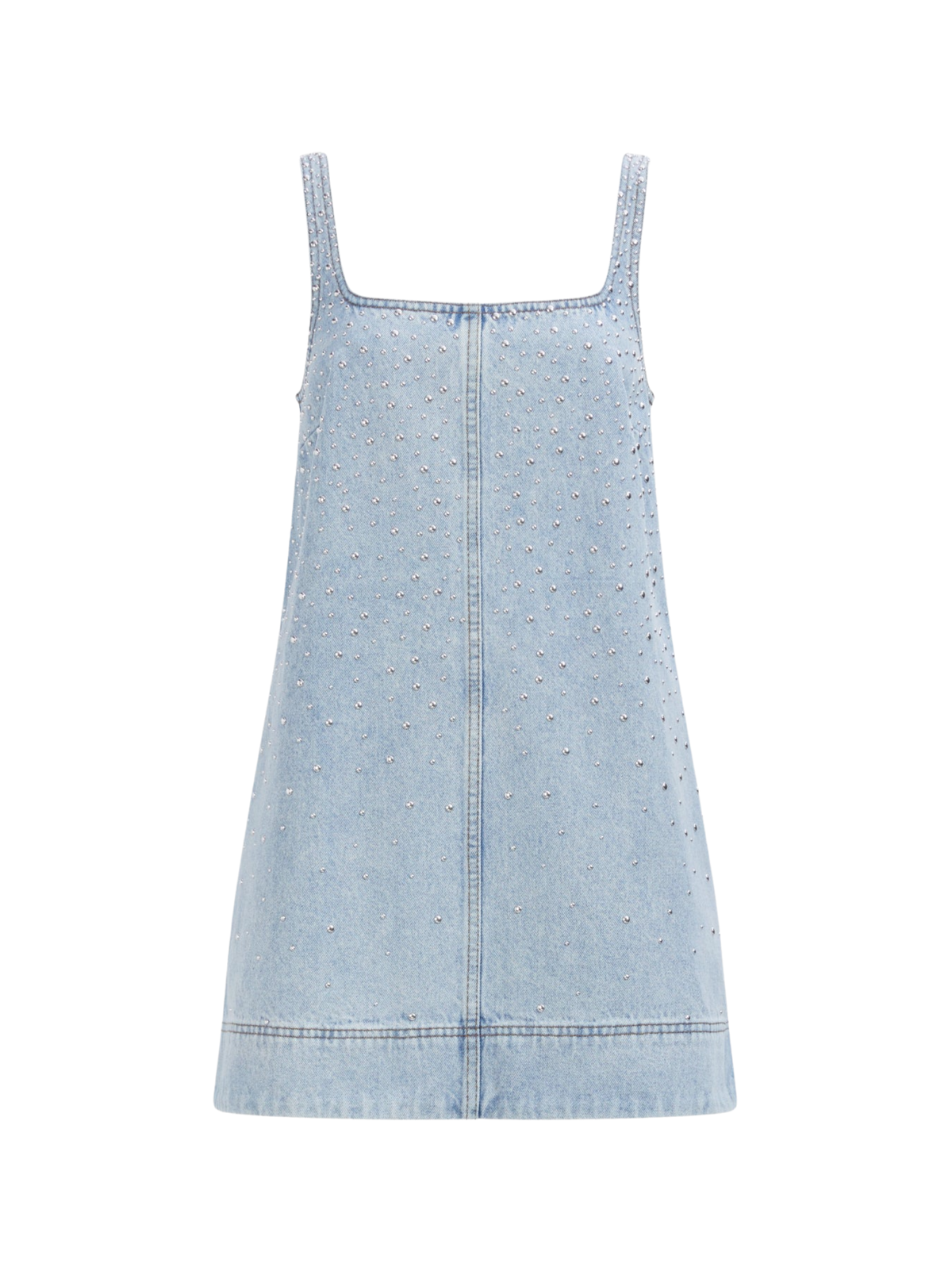 Lucina Stud Denim Mini Dress