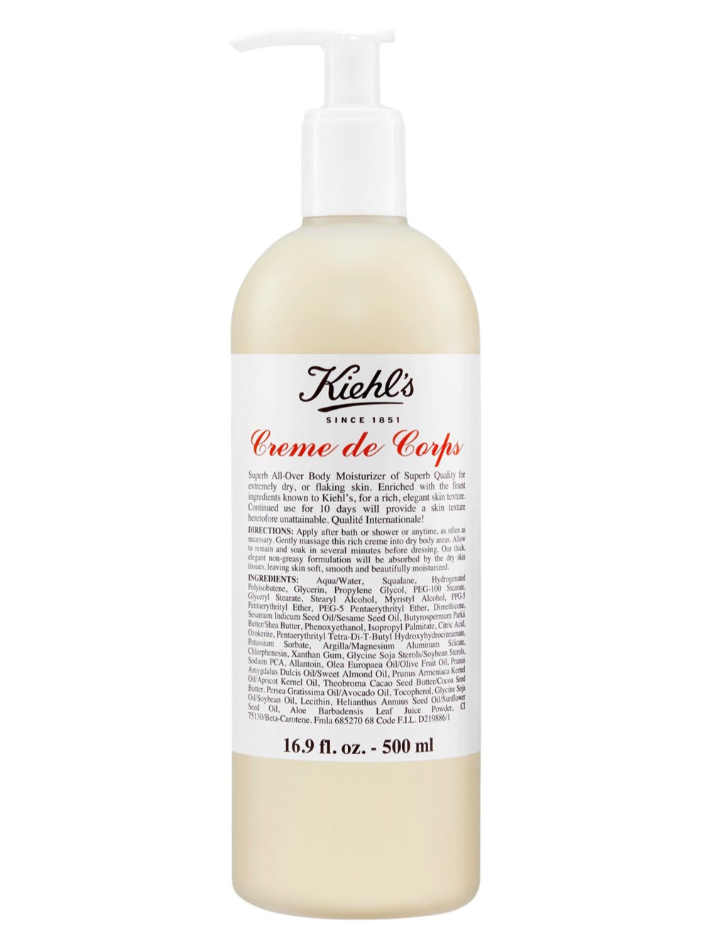 Kiehl's Creme De Corps Body Lotion - 500ml