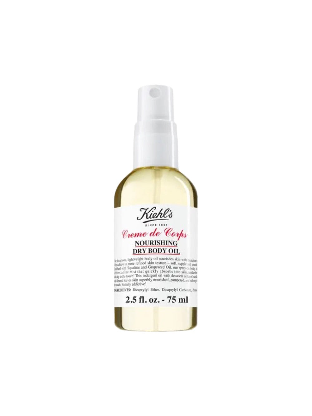Kiehl's Creme De Corps Nourishing Dry Body Oil - 75ml