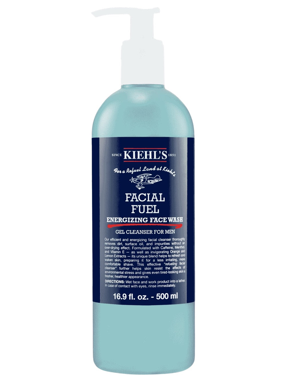 Kiehl's Facial Fuel Energizing Face Wash - 500ml
