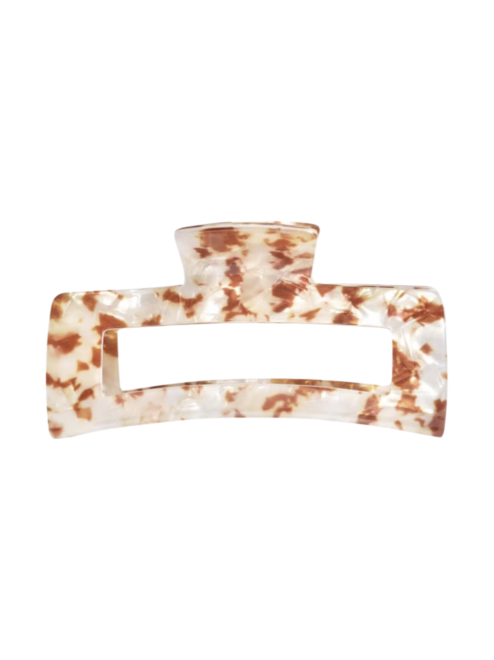 Kitsch Eco-Friendly Jumbo Open Shape Brown Claw Clip
