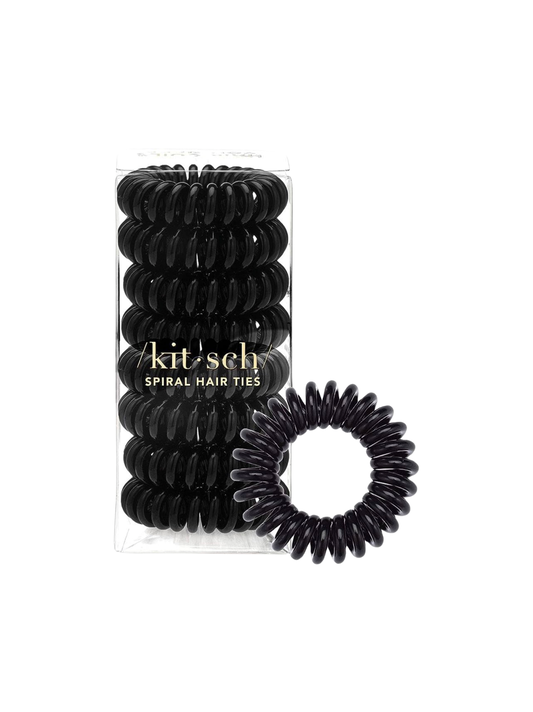 Kit-sch Black Spiral Hair Ties