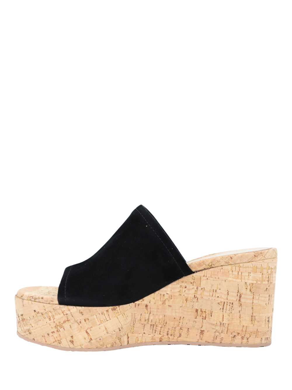 Gianvito Rossi Black Suede and Cork Shoes