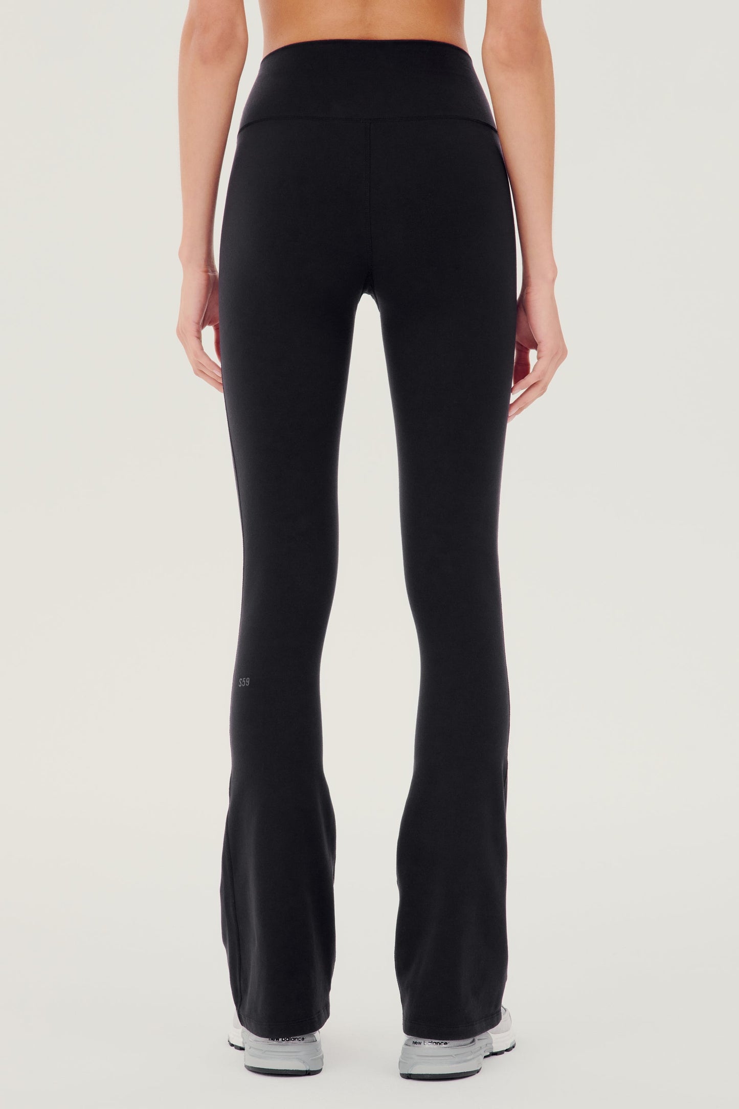 Splits59 Raquel High Waist Flared Legging 32" in Black