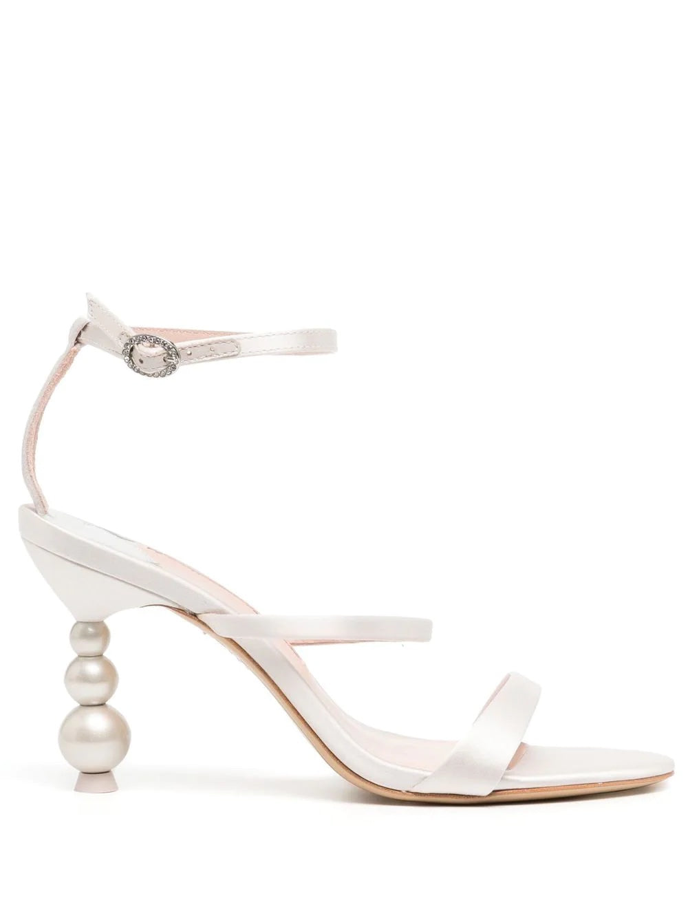 Sophia Webster Rosalind Pearl Mid Sandal Heel