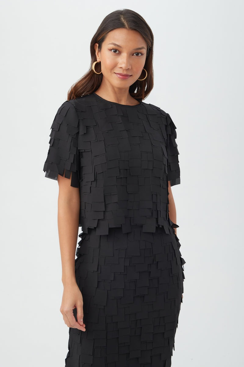 Trina Turk Serilda Top in Black