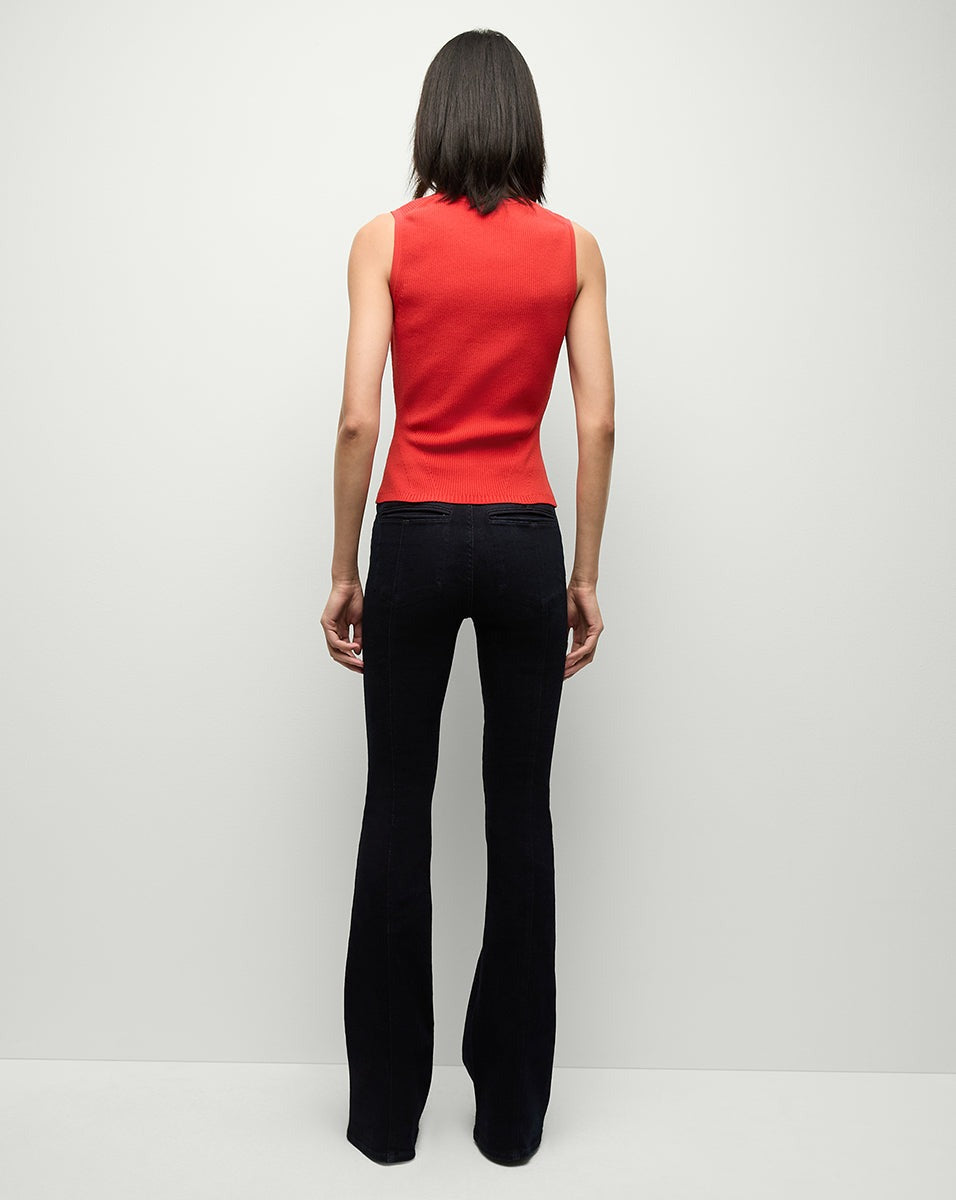 Veronica Beard Sid Sleeveless Crew-Neck Pullover (More Colors)