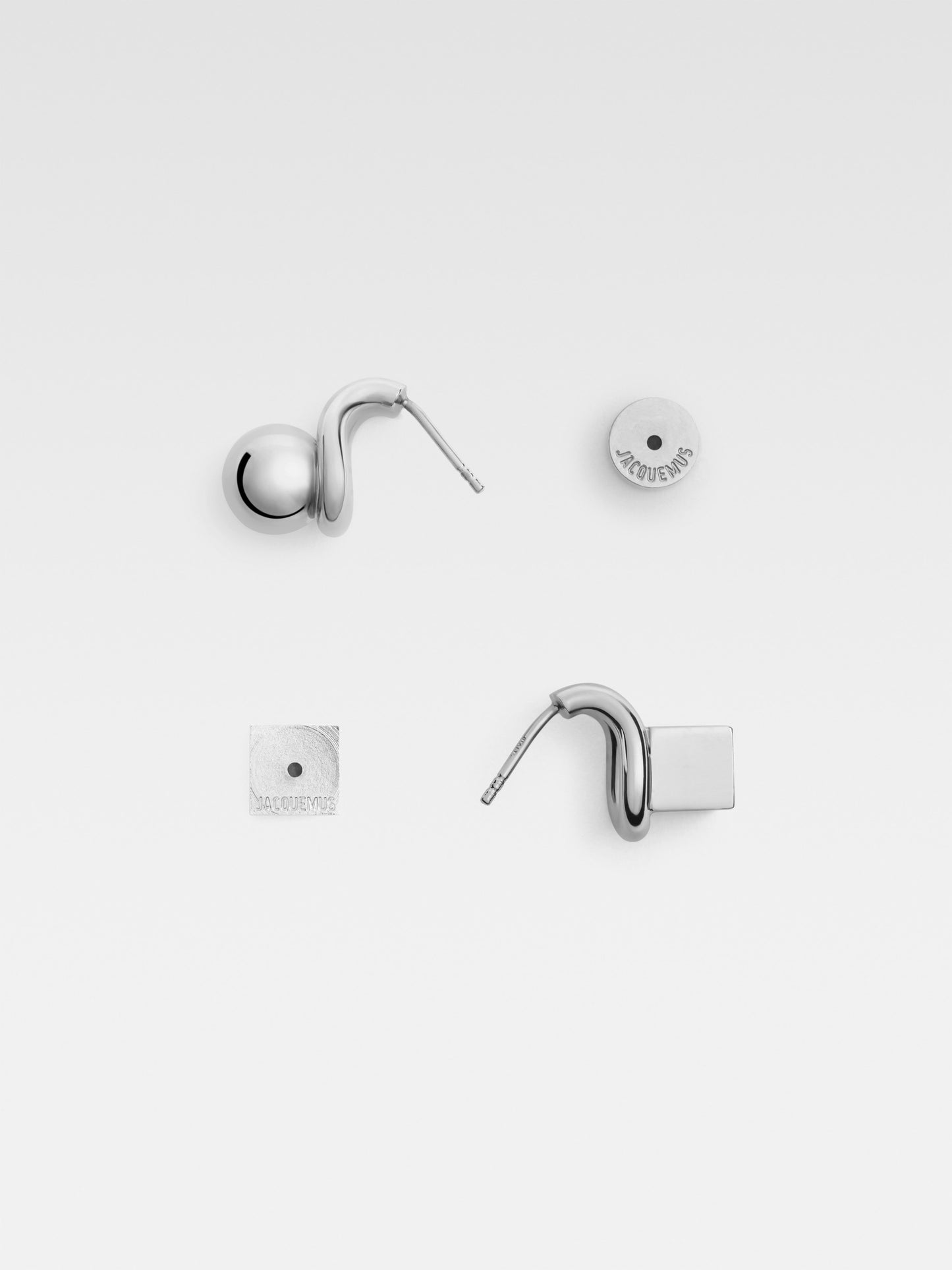 Jacquemus Les Puces Nodo in Silver
