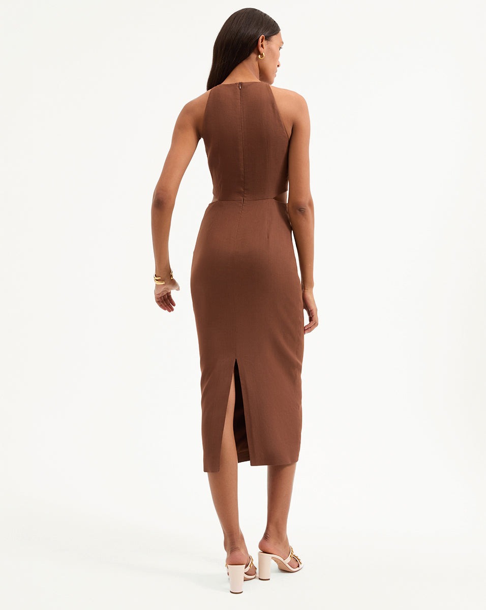 Veronica Beard Isla Dress in Light Chicory