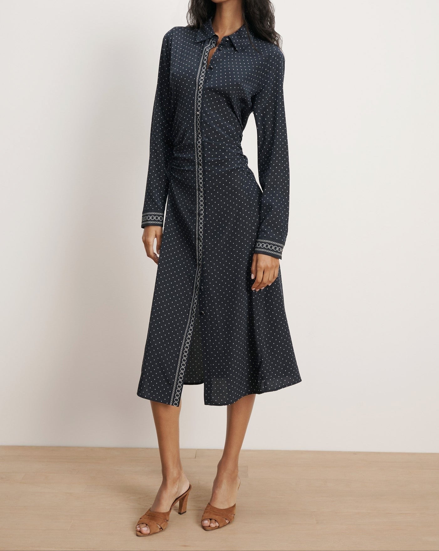 Veronica Beard Lex Dress in Navy Multi