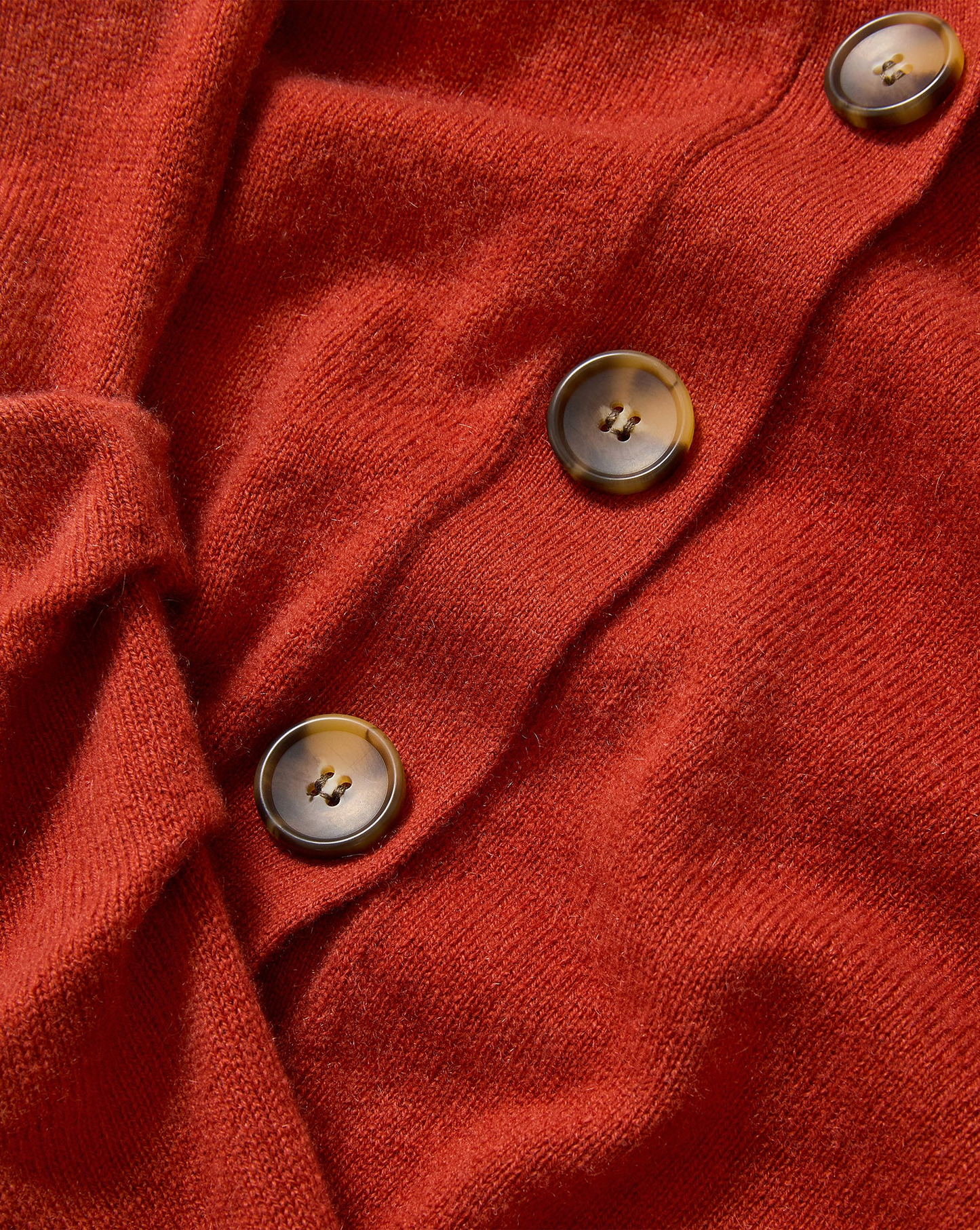 Veronica Beard Lamotte Cashmere Cardigan in Carnelian Red