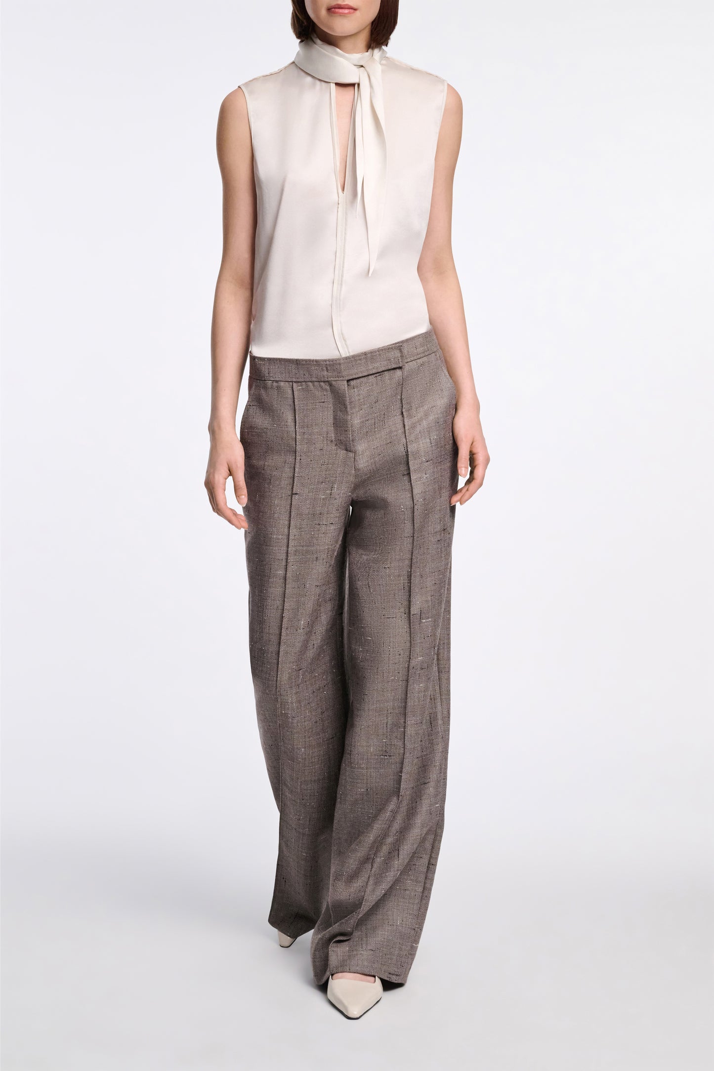 Dorothee Schumacher Sense Of Shine Blouse in Eggshell