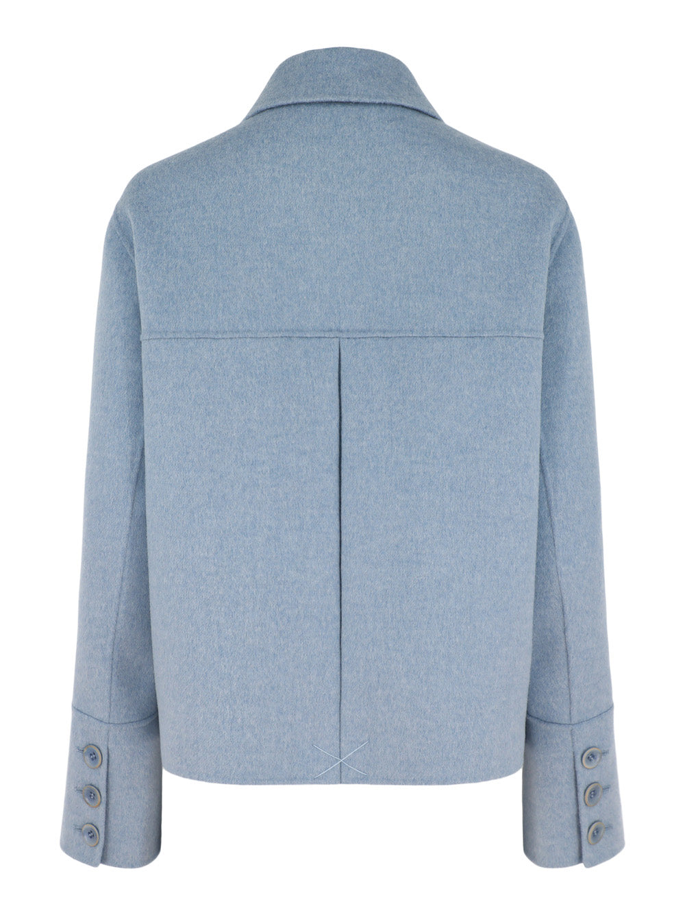 Kinross Pleat Back Short Coat in Cove
