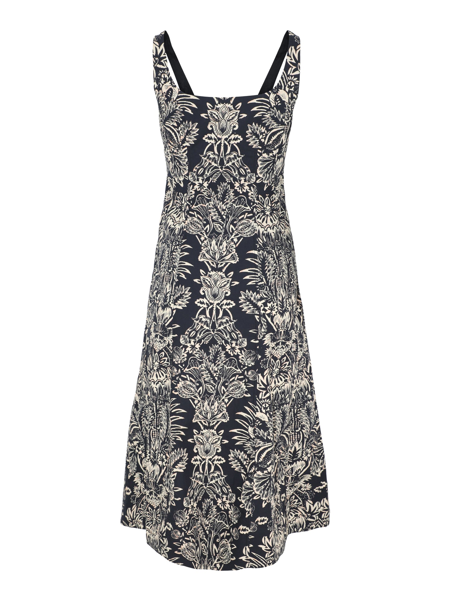 Ulla Johnson Natali Tank Cotton Dress in Noir Flora