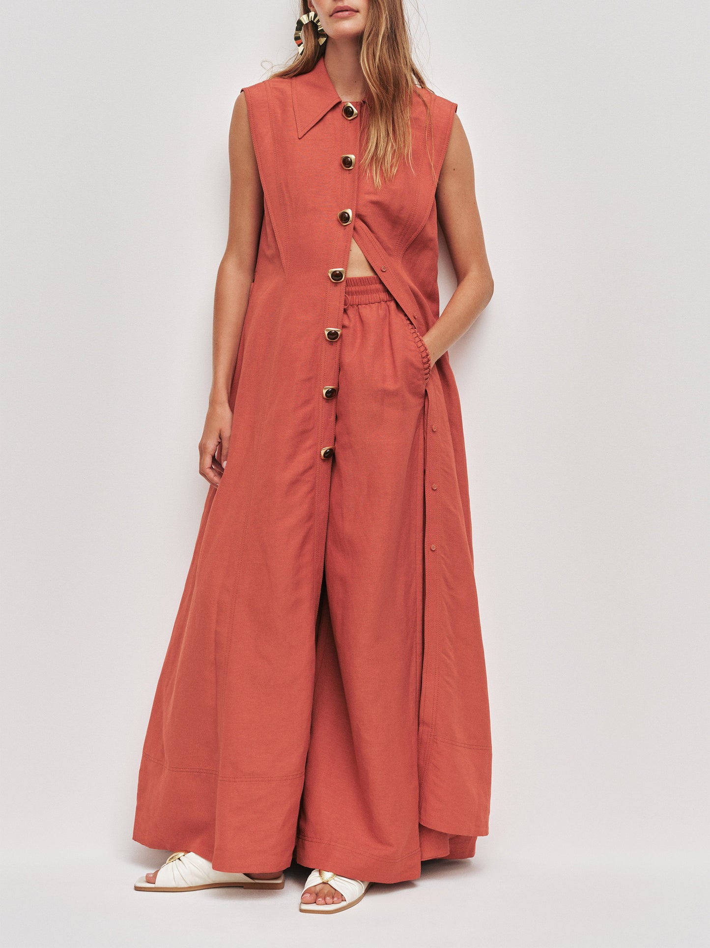 Aje Tropez Pant in Honey