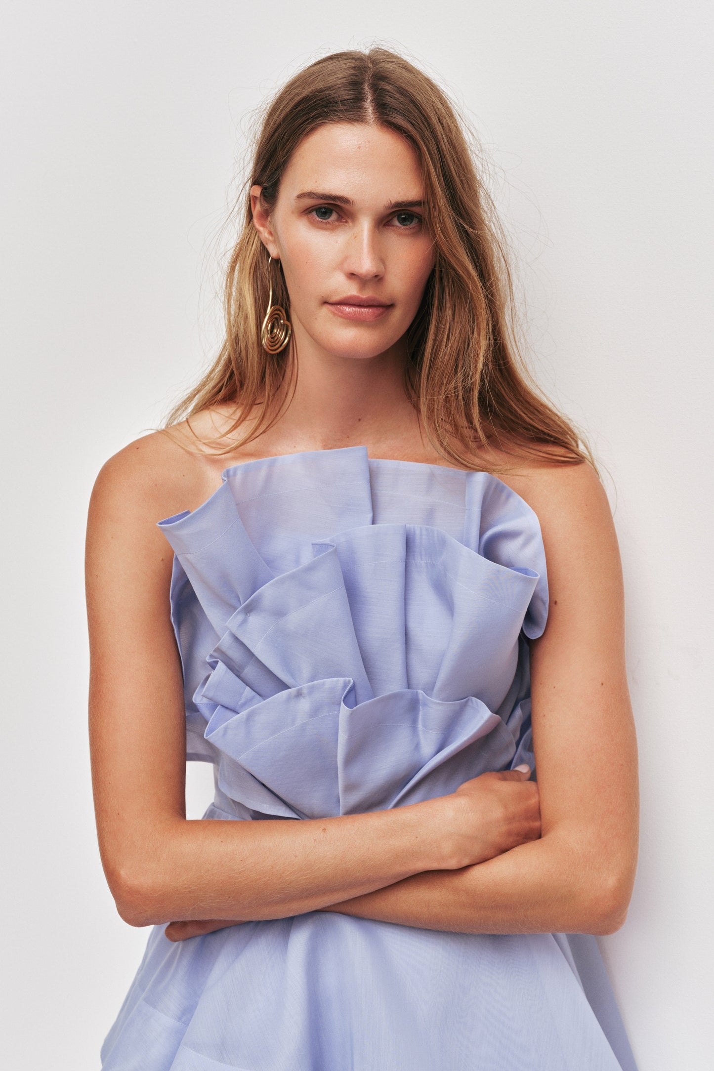 Aje Selestia Gown in Pale Blue