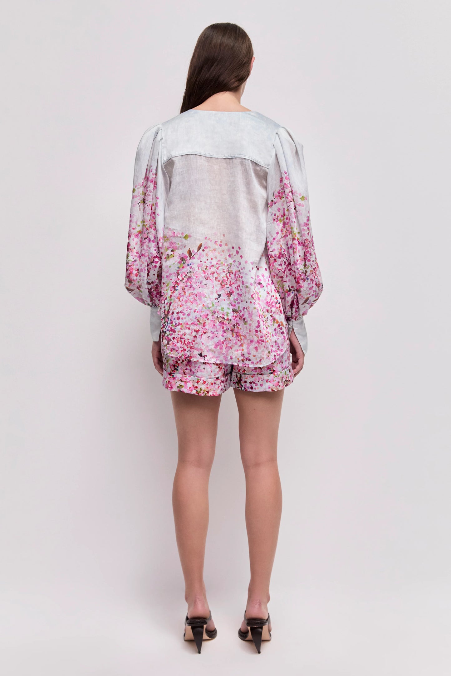 Aje Fragments Shirt in Cherry Blossom