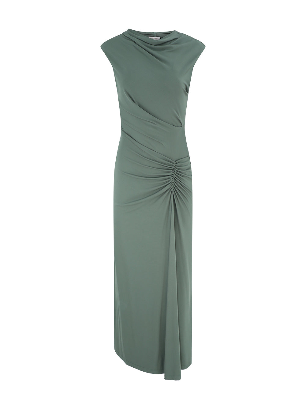 Simkhai Acacia Sleeveless Midi Dress in Botanical Green Simkhai Acacia Sleeveless Midi Dress in Botanical Green