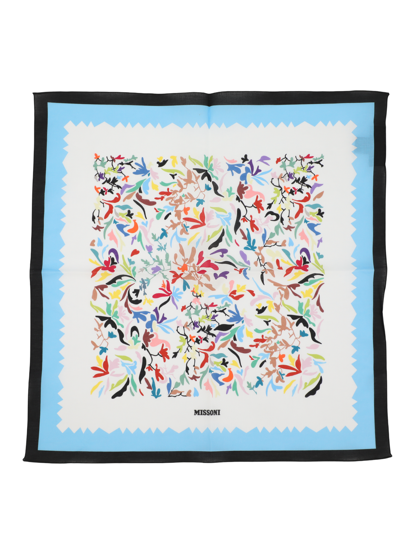 Missoni Blue Floral Bandana
