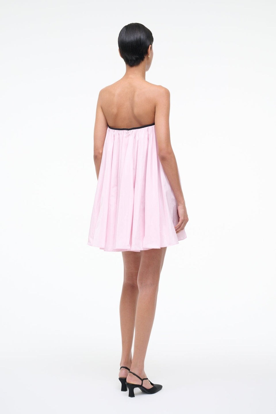 Staud Sofia Dress in Puff Pink