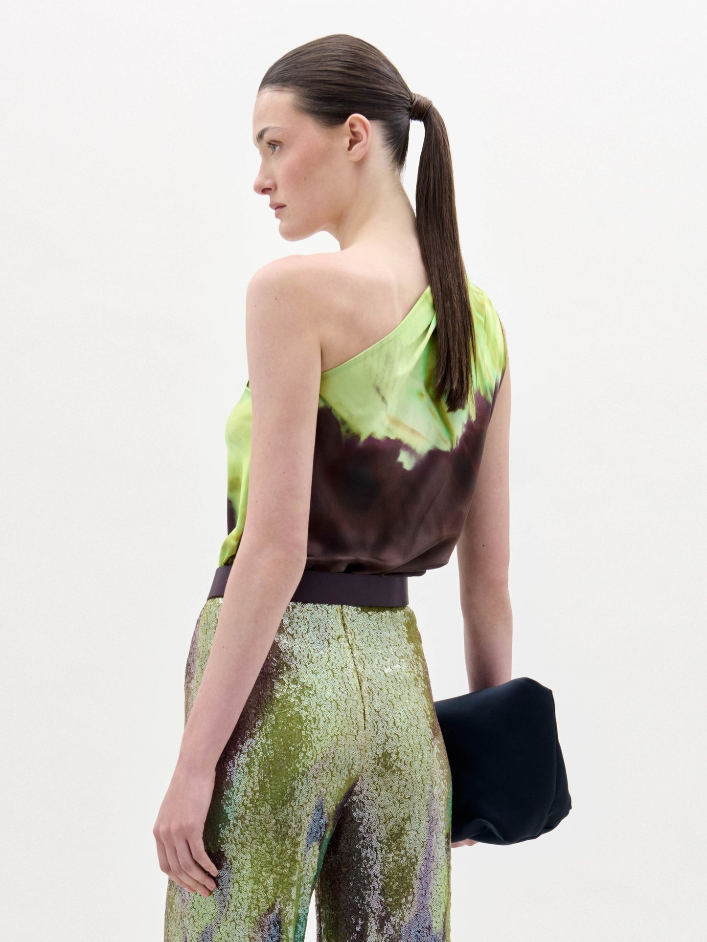 Silvia Tcherassi Yanet Blouse in Green Flower