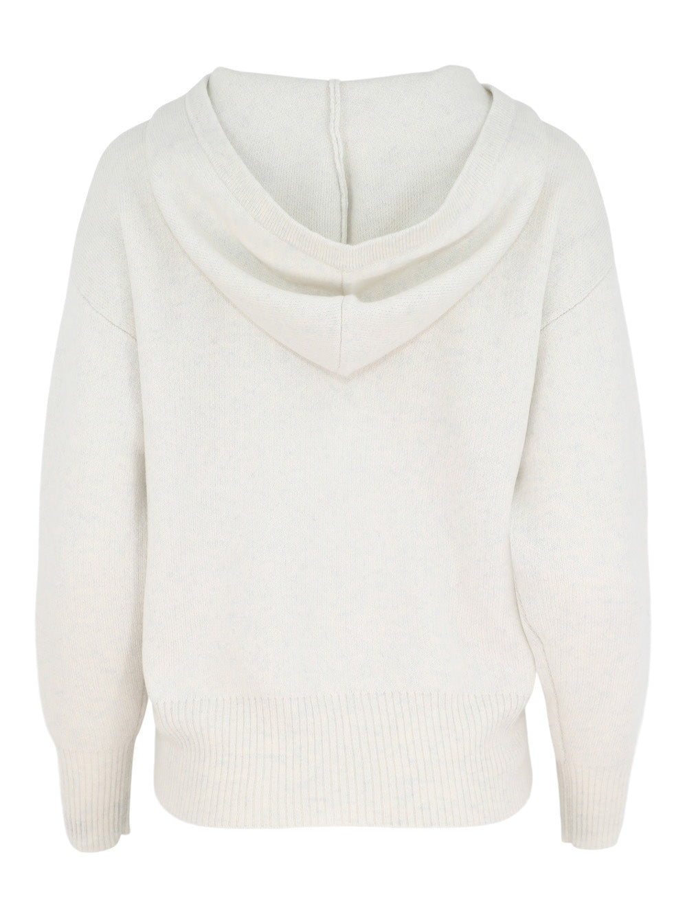 Kinross Doubleknit Pullover Cashmere Hoodie in Whisper